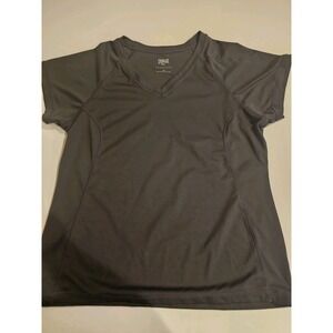 Everlast Compression Shirt Womens Large Black Athletic Workout Training Tee